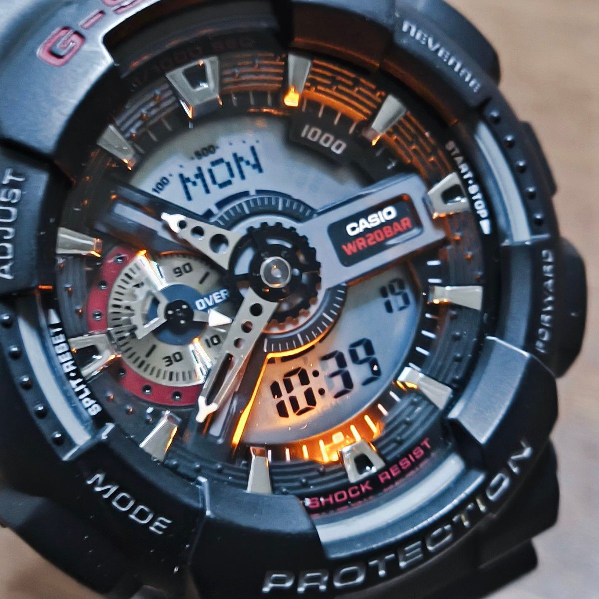 極上 美品 CASIO G-SHOCK GA-110-1AJF ブラック 電池交換済 異常 極上 美品 CASIO G-SHOCK GA-110-1AJF ブラック 電池交換済 異常