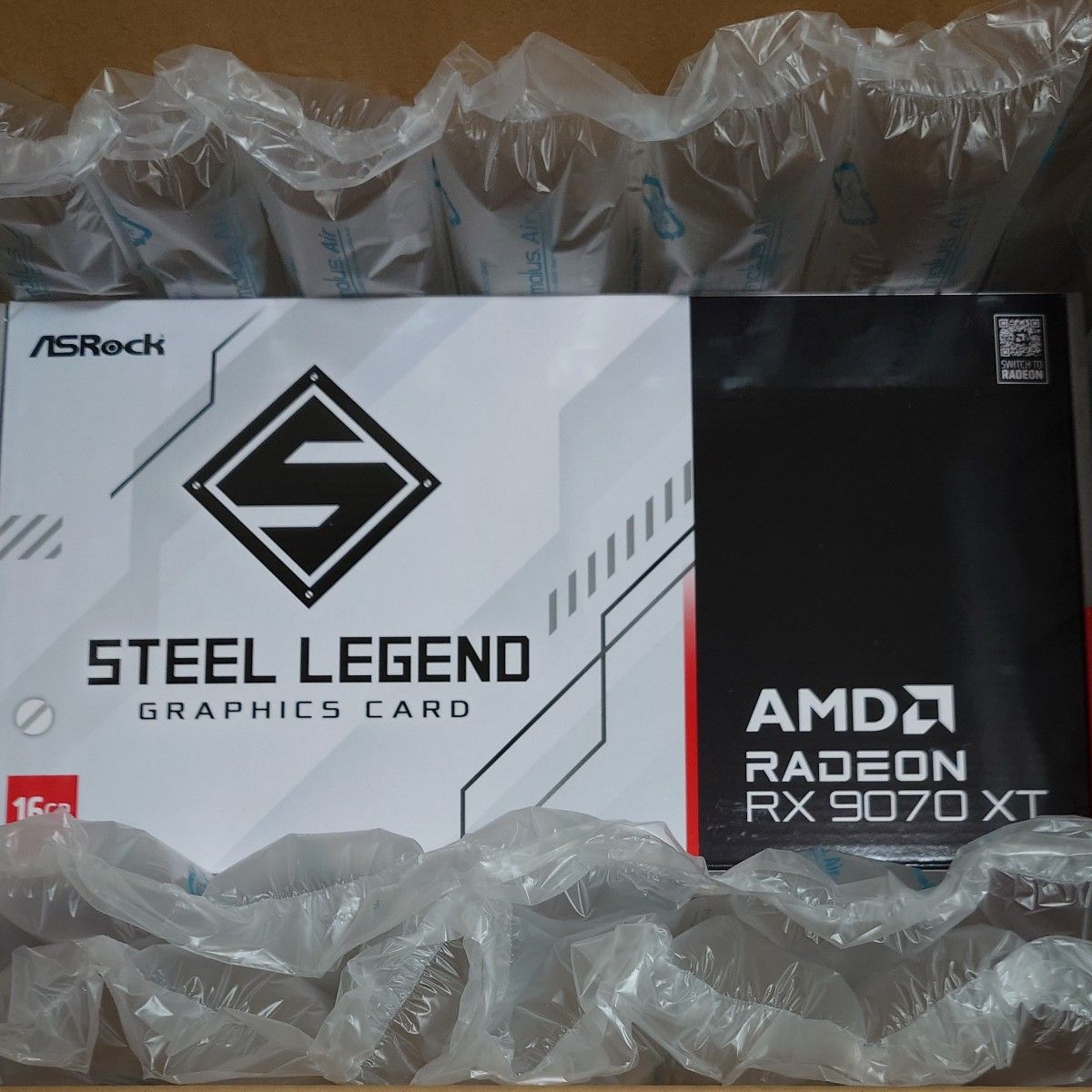 新品未開封』ASRock Radeon RX 9070 XT Steel Legend 16GB 新品未開封』ASRock Radeon RX 9070 XT Steel Legend 16GB