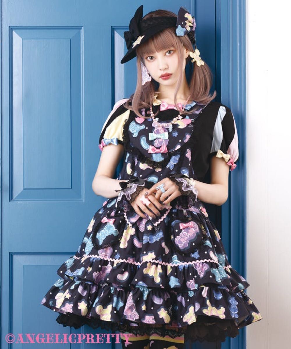 angelic pretty Jelly Candy Toysハートサロペット|Yahoo angelic pretty Jelly Candy Toysハートサロペット|Yahoo