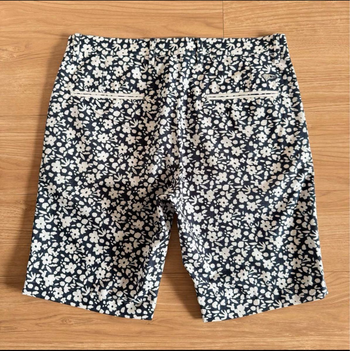 BEAMS GOLF ビームスゴルフ 花柄ハーフパンツ ネイビー 46 M BEAMS GOLF ビームスゴルフ 花柄ハーフパンツ ネイビー 46 M