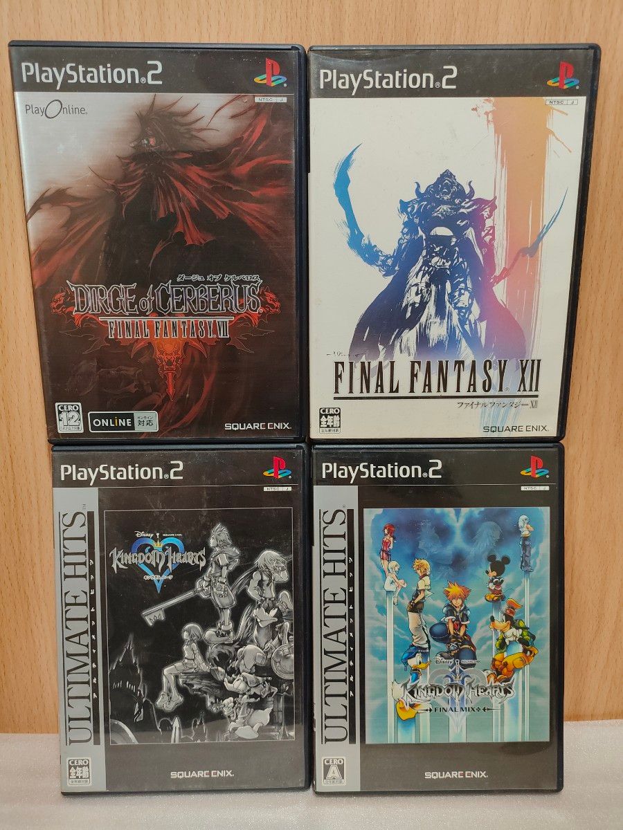 PS2 ソフト】キングダムハーツ FF7 ダージュ オブ ケルベロス 計 PS2 ソフト】キングダムハーツ FF7 ダージュ オブ ケルベロス 計