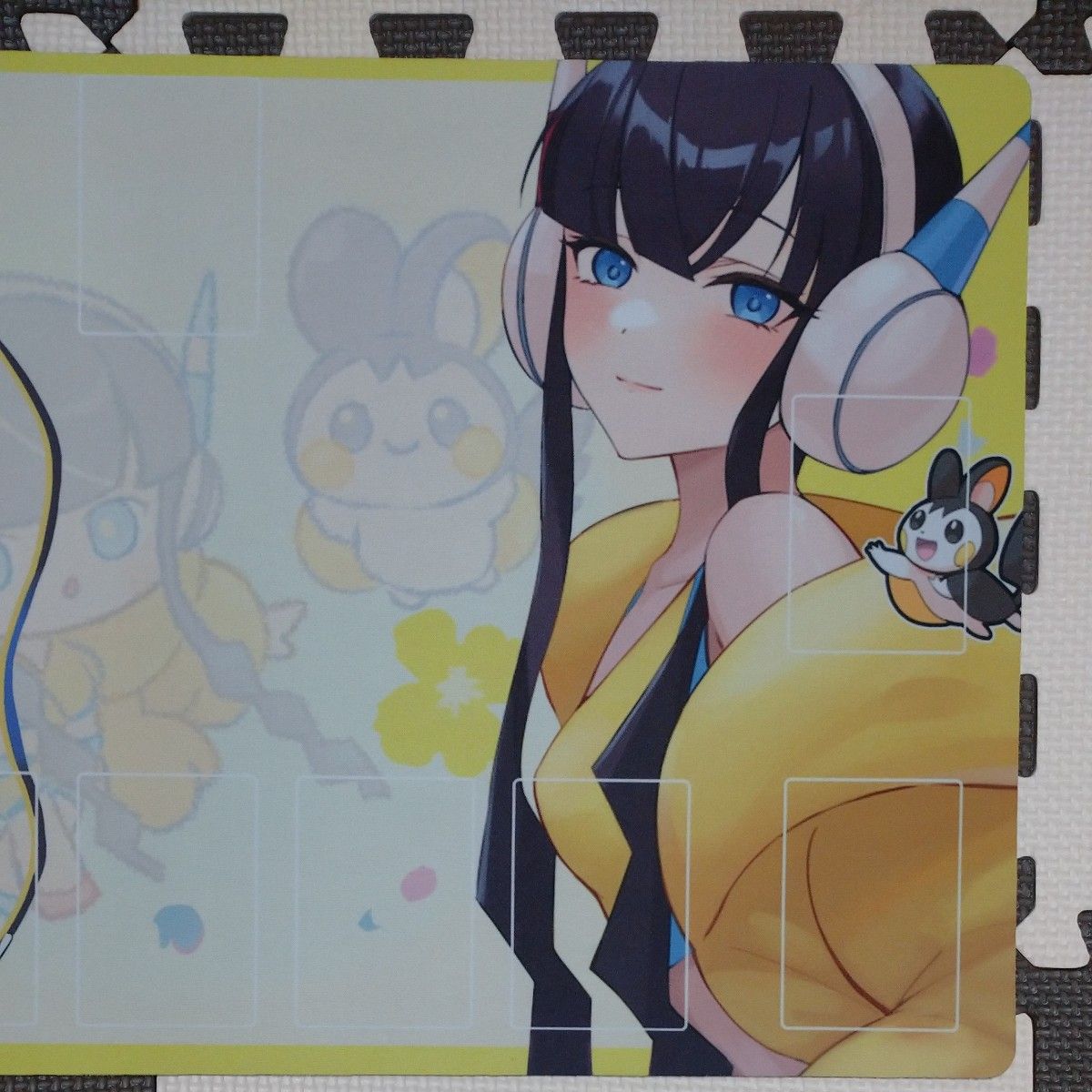 プレイ未使用品】ポケモン ハーフプレイマット カミツレ 350x595 プレイ未使用品】ポケモン ハーフプレイマット カミツレ 350x595