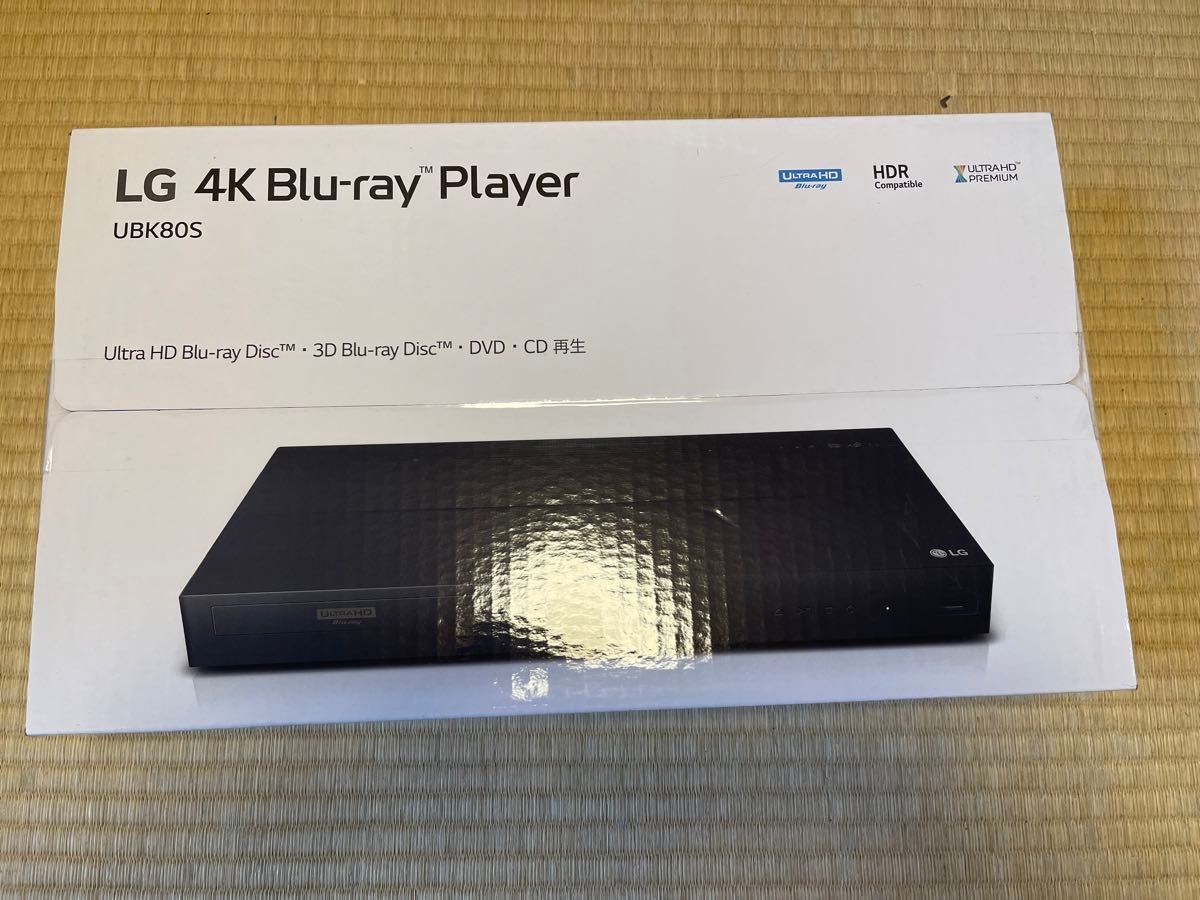 LG ブルーレイプレーヤー エレクトロニクス UBK80S 新品未開封 LG ブルーレイプレーヤー エレクトロニクス UBK80S 新品未開封