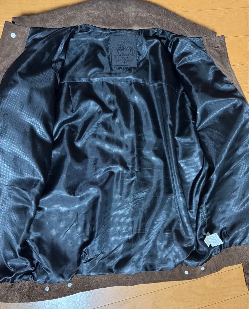 STUSSY スウェードレザートラッカージャケット|Yahoo!フリマ STUSSY スウェードレザートラッカージャケット|Yahoo!フリマ