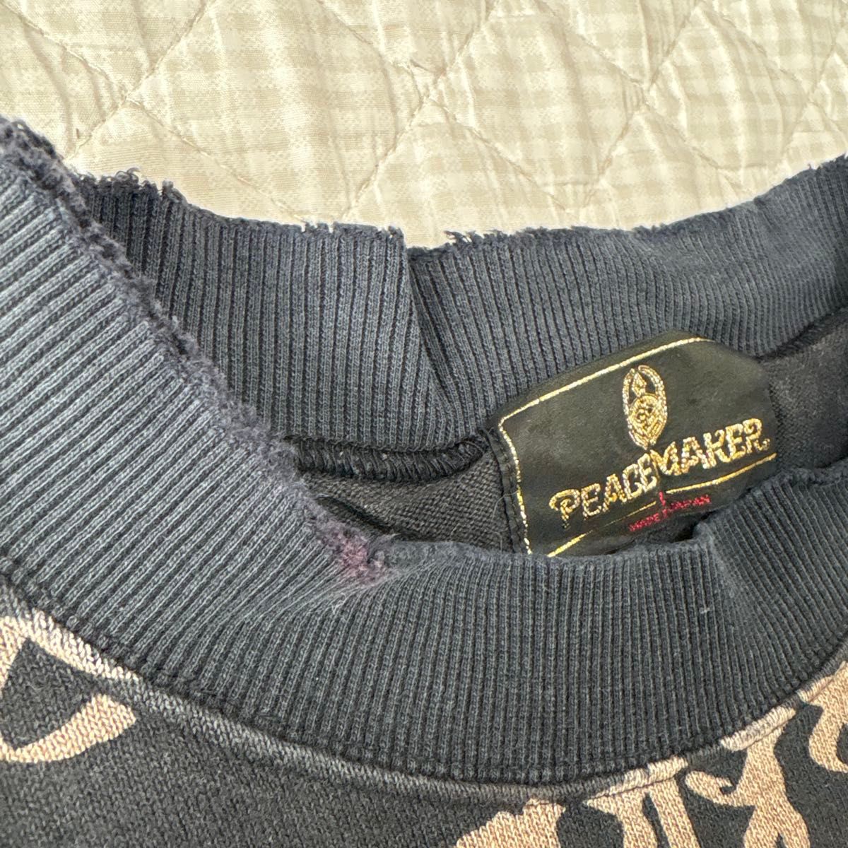 Peacemaker ピースメーカー 梵字 ロングTシャツ 総柄 Lサイズ Peacemaker ピースメーカー 梵字 ロングTシャツ 総柄 Lサイズ