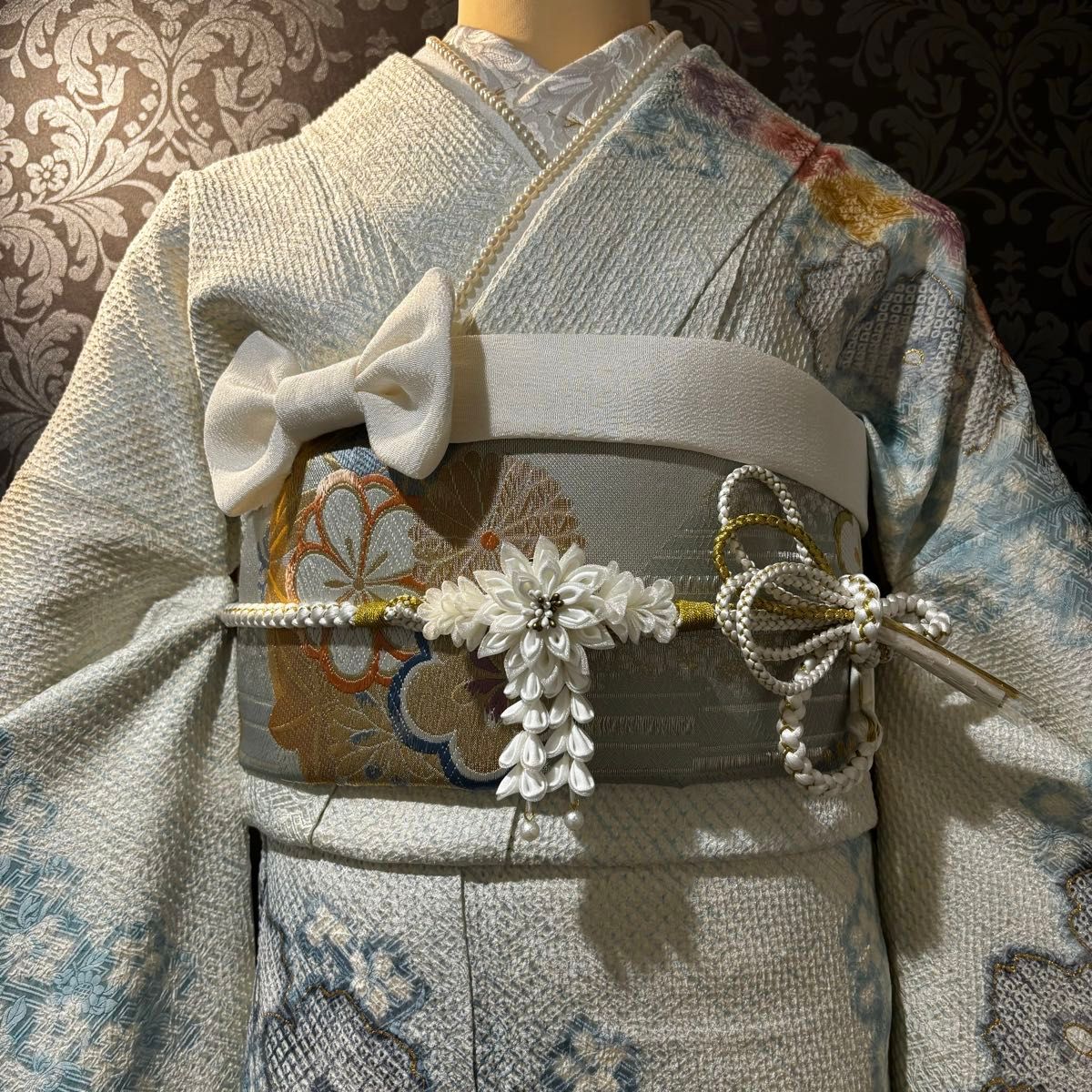 美品 総絞り 手絞り 本絞り 花模様 逸品 振袖 フルセット 振り袖 美品 総絞り 手絞り 本絞り 花模様 逸品 振袖 フルセット 振り袖