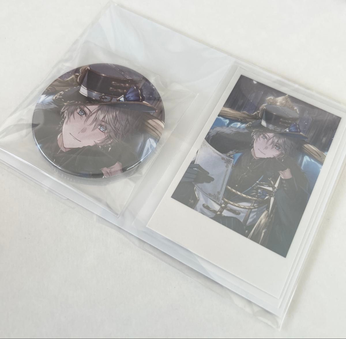 にじさんじ 誕生日グッズ 缶バッジ チェキ風カード 甲斐田晴 にじさんじ 誕生日グッズ 缶バッジ チェキ風カード 甲斐田晴