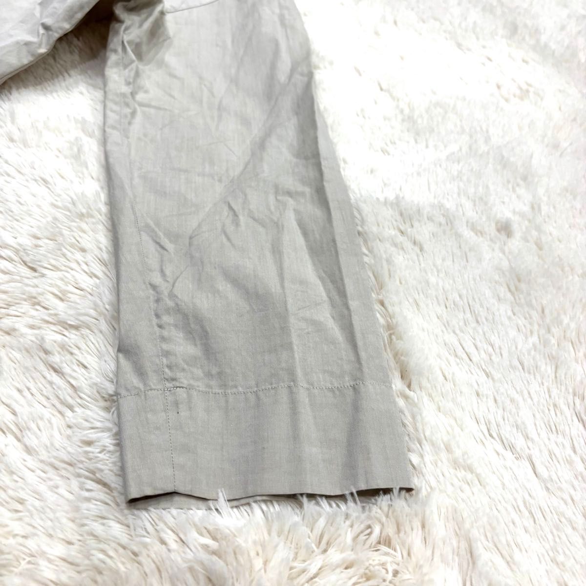 激レア ISSEY MIYAKE 80s 筆タグ シャツ ノーカラー 長袖 激レア ISSEY MIYAKE 80s 筆タグ シャツ ノーカラー 長袖