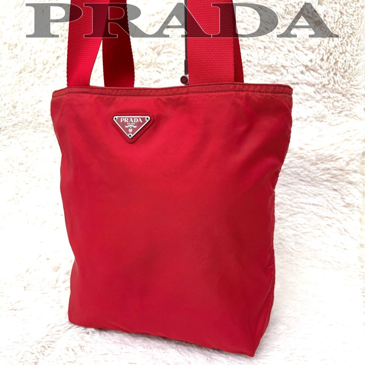 PRADA プラダ トートバッグ ショルダーバッグ ナイロン 三角ロゴ PRADA プラダ トートバッグ ショルダーバッグ ナイロン 三角ロゴ
