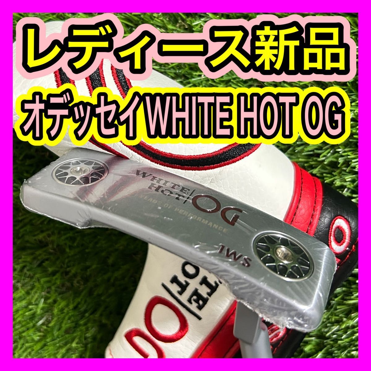 レディース新品 オデッセイ WHITE HOT OGパター 32インチカバー レディース新品 オデッセイ WHITE HOT OGパター 32インチカバー