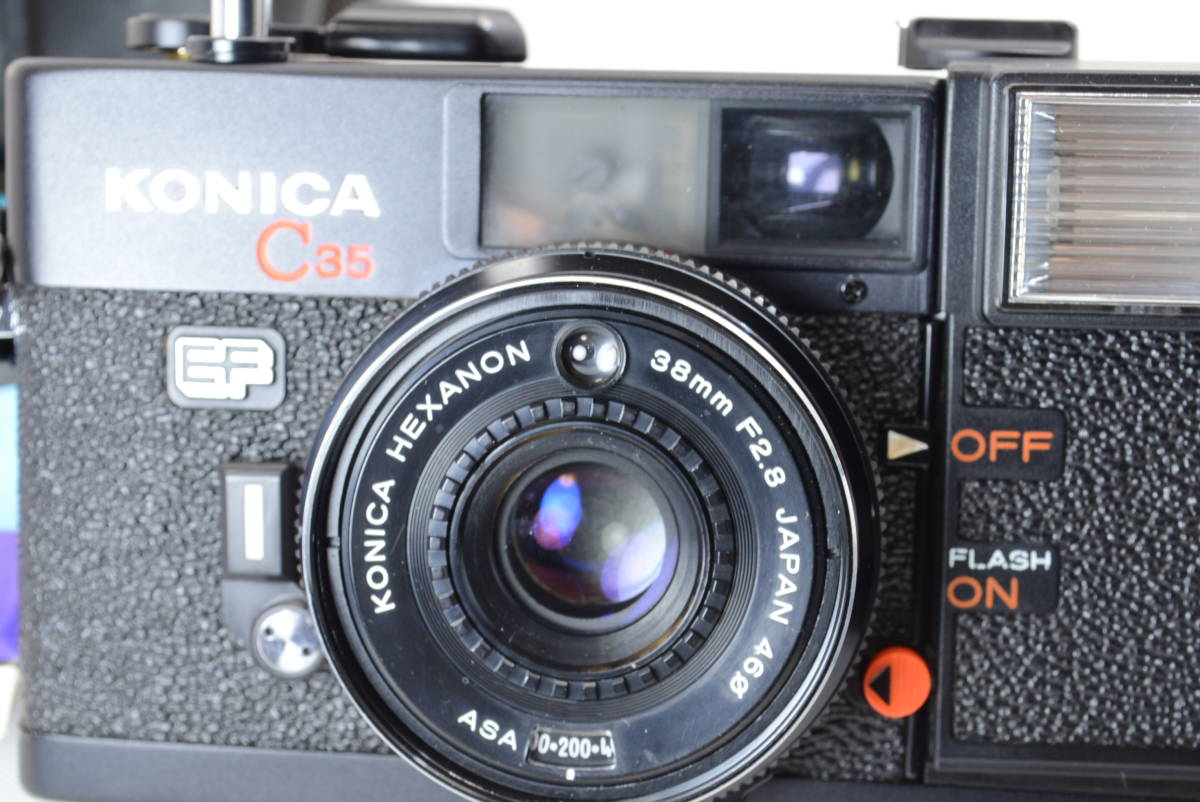 【ecoま】コニカ KONICA C35 EF 38mm F2.8 no.1588727 コンパクトフィルムカメラ_画像8
