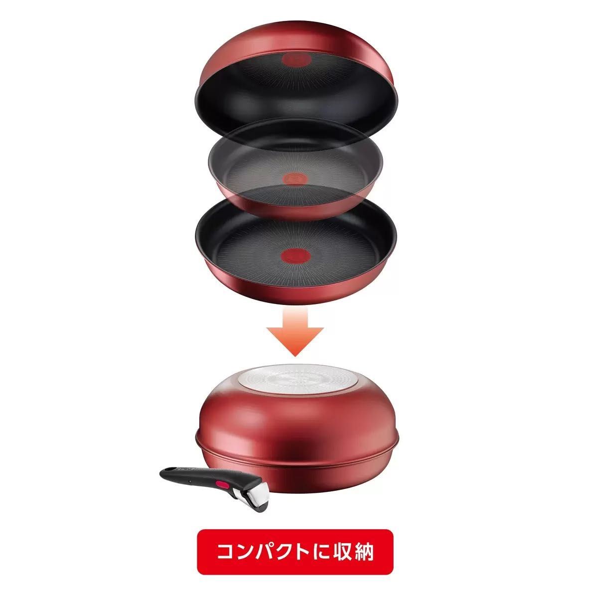 新品未開封】T-fal インジニオネオ IHガーネット 新品未開封】T-fal インジニオネオ IHガーネット