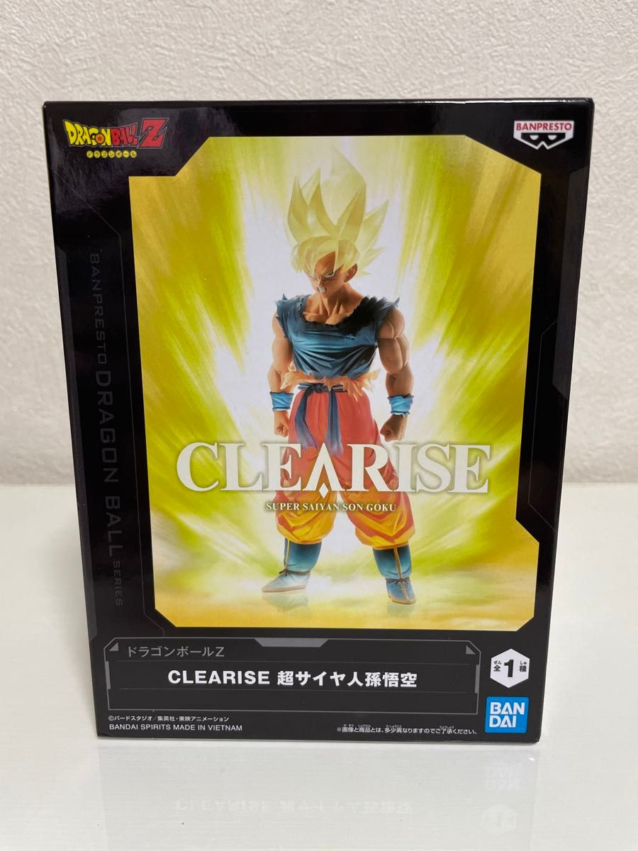 新品未開封 ドラゴンボールZ CLEARISE 超サイヤ人 孫悟空 新品未開封 ドラゴンボールZ CLEARISE 超サイヤ人 孫悟空