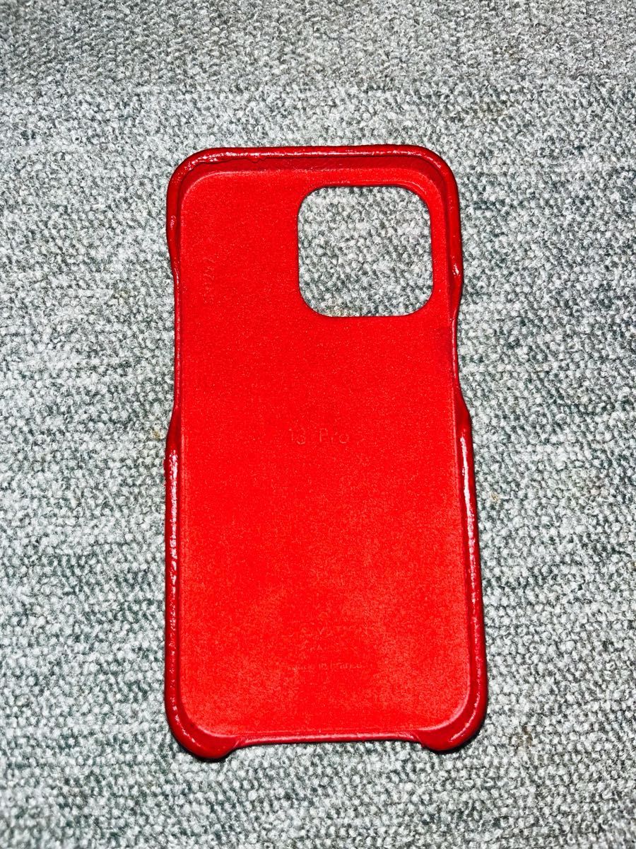ルイヴィトン 本物 iPhoneケース レッド iPhone13Pro用 iPhone13 ルイヴィトン 本物 iPhoneケース レッド iPhone13Pro用 iPhone13