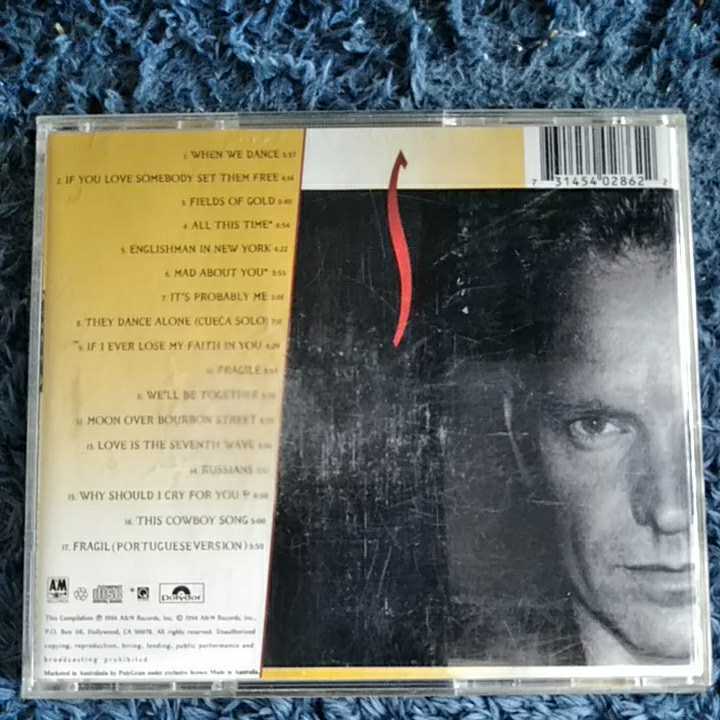 CD スティング The Best Of Sting 1984-1994「FIELDS OF GOLD」 ベストアルバム
