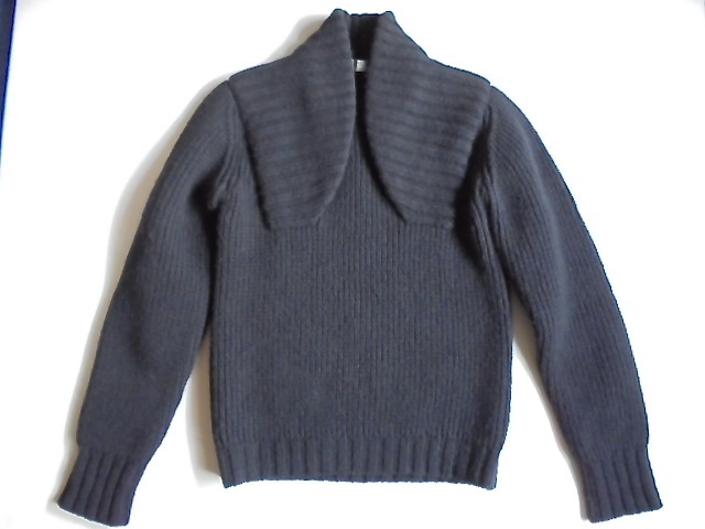 Dior HOMME 06AW シールド襟 極太編みニットセーターS美品(中古)のヤフオク落札情報