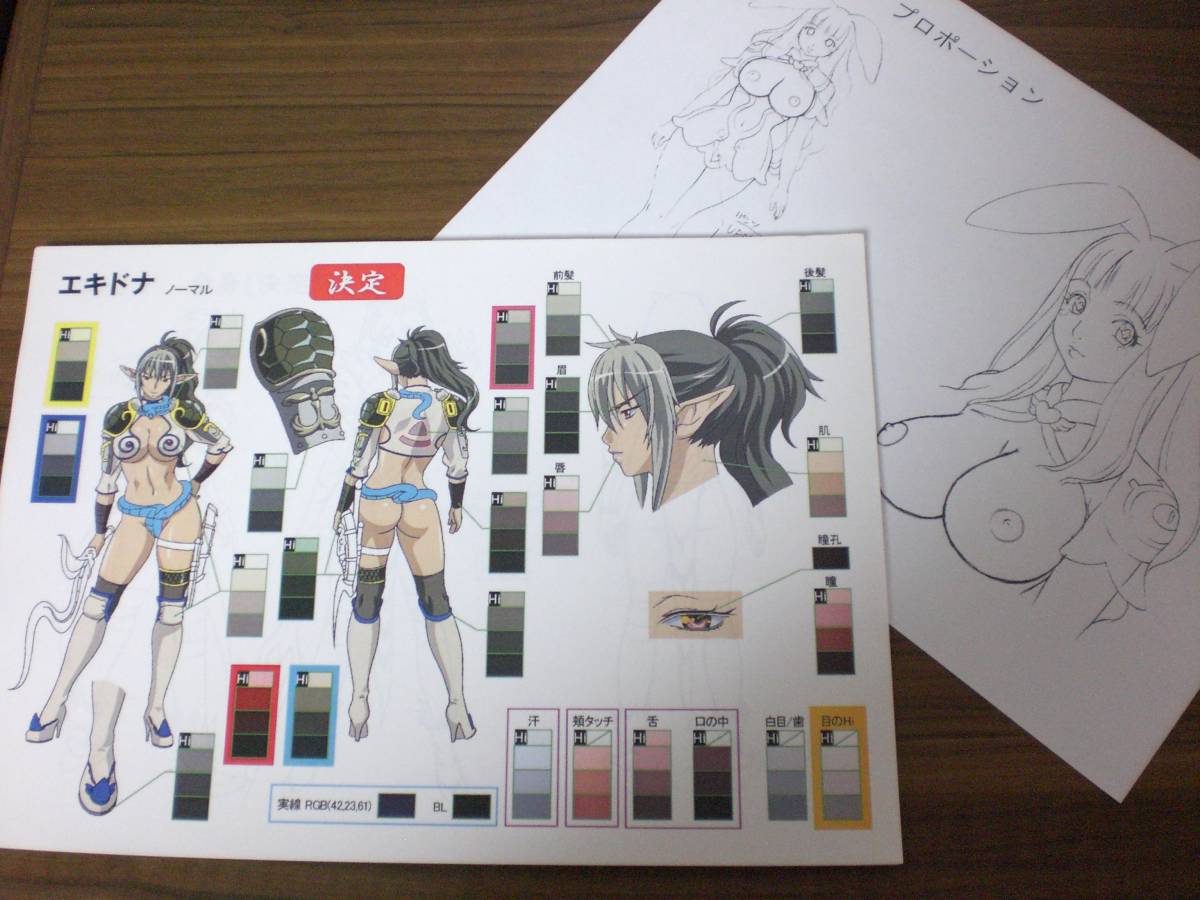 ヤフオク クイーンズブレイド 設定資料 2 ヤフオク クイーンズブレイド 設定資料 2