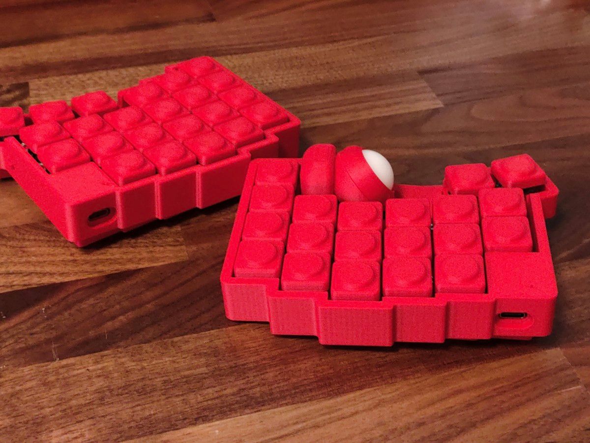 roBa レッド 無線 左右分割キーボード トラックボール|Yahoo roBa レッド 無線 左右分割キーボード トラックボール|Yahoo