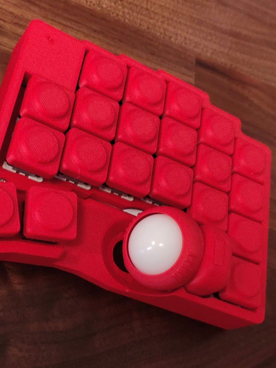 roBa レッド 無線 左右分割キーボード トラックボール|Yahoo roBa レッド 無線 左右分割キーボード トラックボール|Yahoo