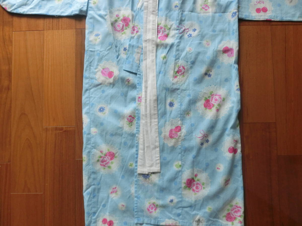 松田聖子 Seiko Matuda 女の子子供用浴衣浴衣夏祭り花火大会130cm 水色花柄かわいい 日本代购 买对网 松田聖子 Seiko Matuda 女の子子供用浴衣浴衣夏祭り花火大会130cm 水色花柄かわいい 日本代购 买对网