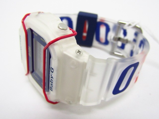 未使用 CASIO Baby-G カシオ ベビーG × 525 BY O!Oi コラボ BGD-560SC-7JR デジタル腕時計♪AC16943_画像3