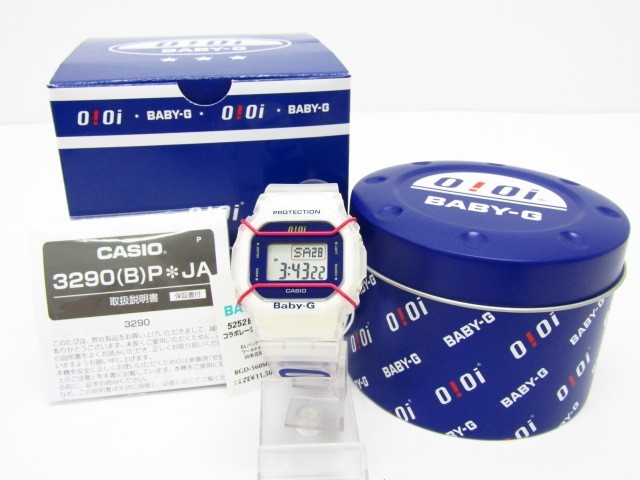 未使用 CASIO Baby-G カシオ ベビーG × 525 BY O!Oi コラボ BGD-560SC-7JR デジタル腕時計♪AC16943_画像1