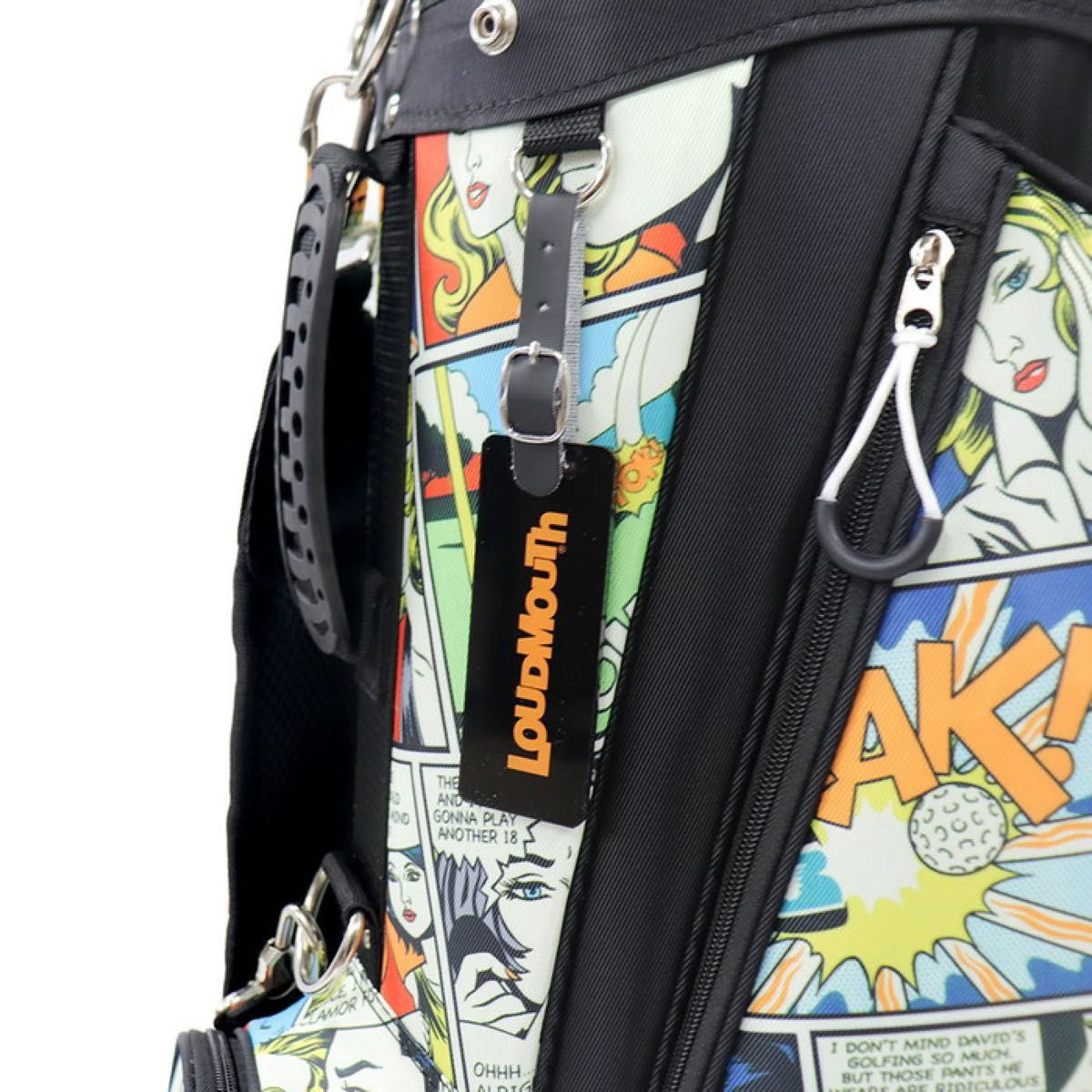 ラウドマウス キャディバッグ 8 5型 シャンク/アメコミ柄 088 ラウドマウス キャディバッグ 8 5型 シャンク/アメコミ柄 088