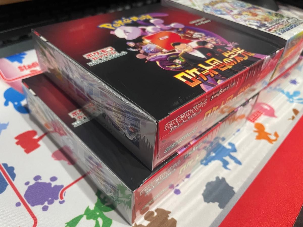 新品・未開封】ロケット団の栄光 3BOX テラスタルフェスex 1BOX 新品・未開封】ロケット団の栄光 3BOX テラスタルフェスex 1BOX