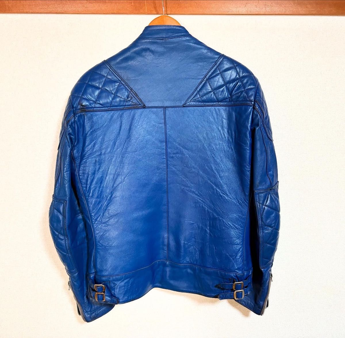 羊革】70s LewisLathers スーパーモンザ42インチ ブルー|Yahoo 羊革】70s LewisLathers スーパーモンザ42インチ ブルー|Yahoo