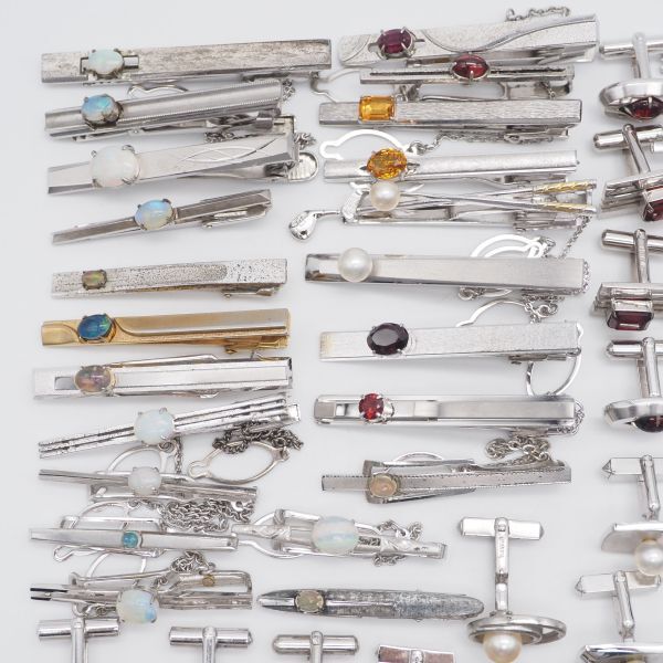 KG0401) 1円 ネクタイピン カフスボタン アメジスト シトリン KG0401) 1円 ネクタイピン カフスボタン アメジスト シトリン