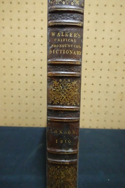 E/洋書英語辞書■walker's Critical pronouncing Dictionary 1810年_画像2