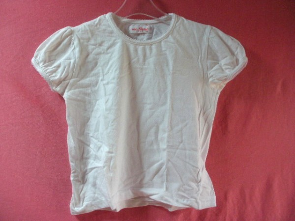ＵＳＥＤ キッズ mc sister インナーシャツ サイズ約１２０位 白系_画像1