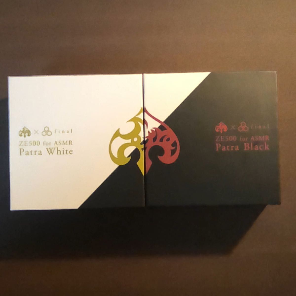 final ZE500 for ASMR Patra White&Black 2個セット final ZE500 for ASMR Patra White&Black 2個セット