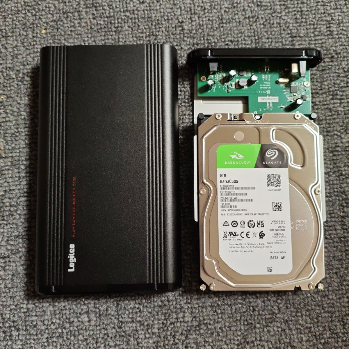 Seagate BarraCuda 8TB HDD + ロジテック外付けケース|Yahoo Seagate BarraCuda 8TB HDD + ロジテック外付けケース|Yahoo