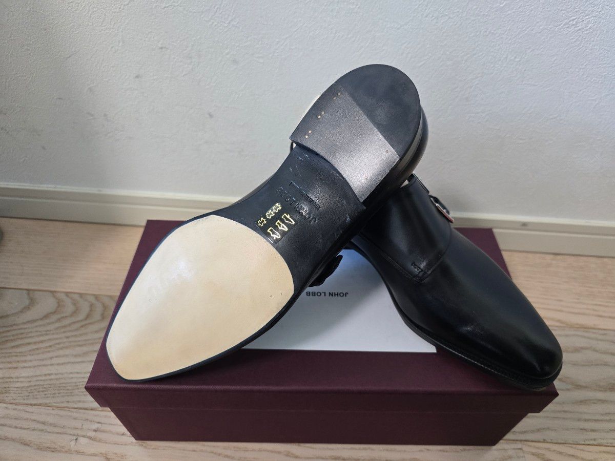 定価32万超】未使用&純正シューツリー付 JOHN LOBB チャペル6 5E 定価32万超】未使用&純正シューツリー付 JOHN LOBB チャペル6 5E