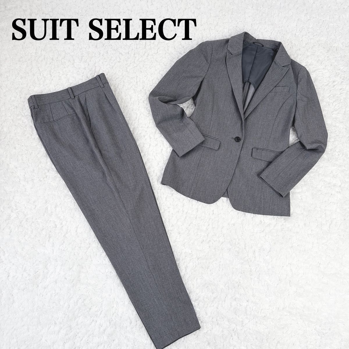 極美品】SUIT SELECT スーツセレクト セットアップ パンツスーツ 極美品】SUIT SELECT スーツセレクト セットアップ パンツスーツ