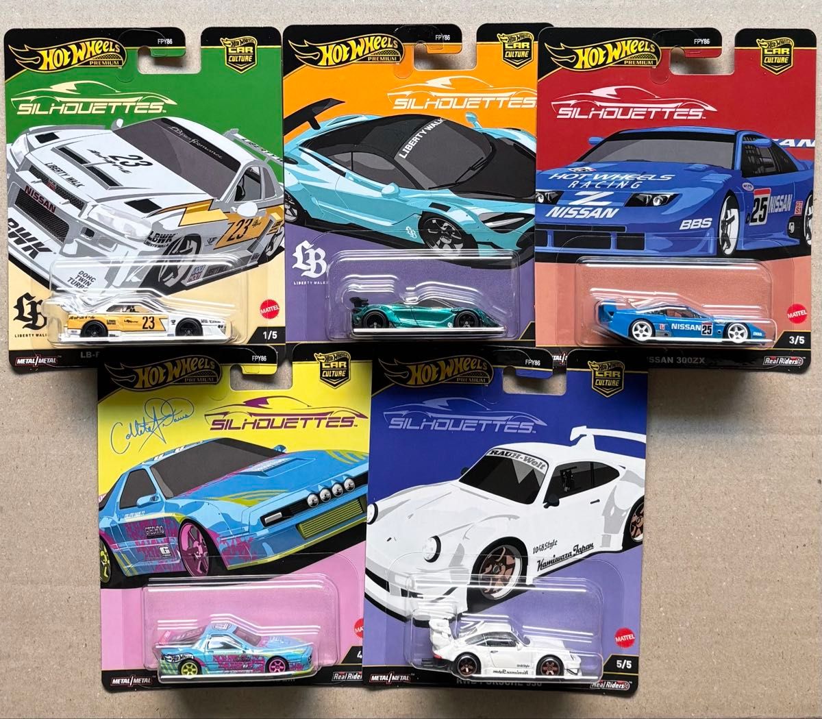 ホットウィール スカイライン 5台セット ホットウィール シルエット 5台セット スカイライン