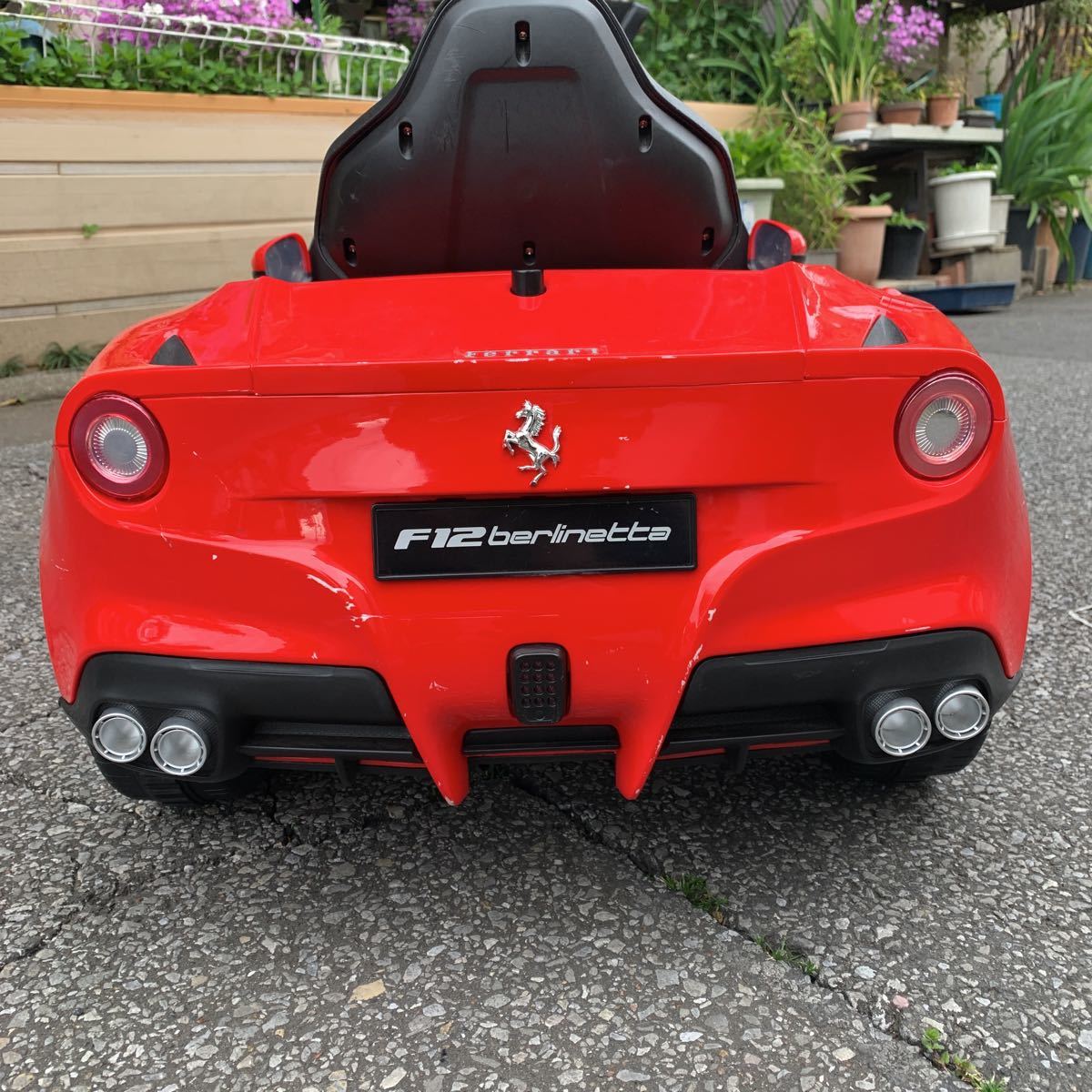 * junk scratch attrition equipped all country shipping possibility Ferrari power supply does not enter radio-controller operation possibility Ferrari F12 berlinetta electric toy for riding radio controlled car *