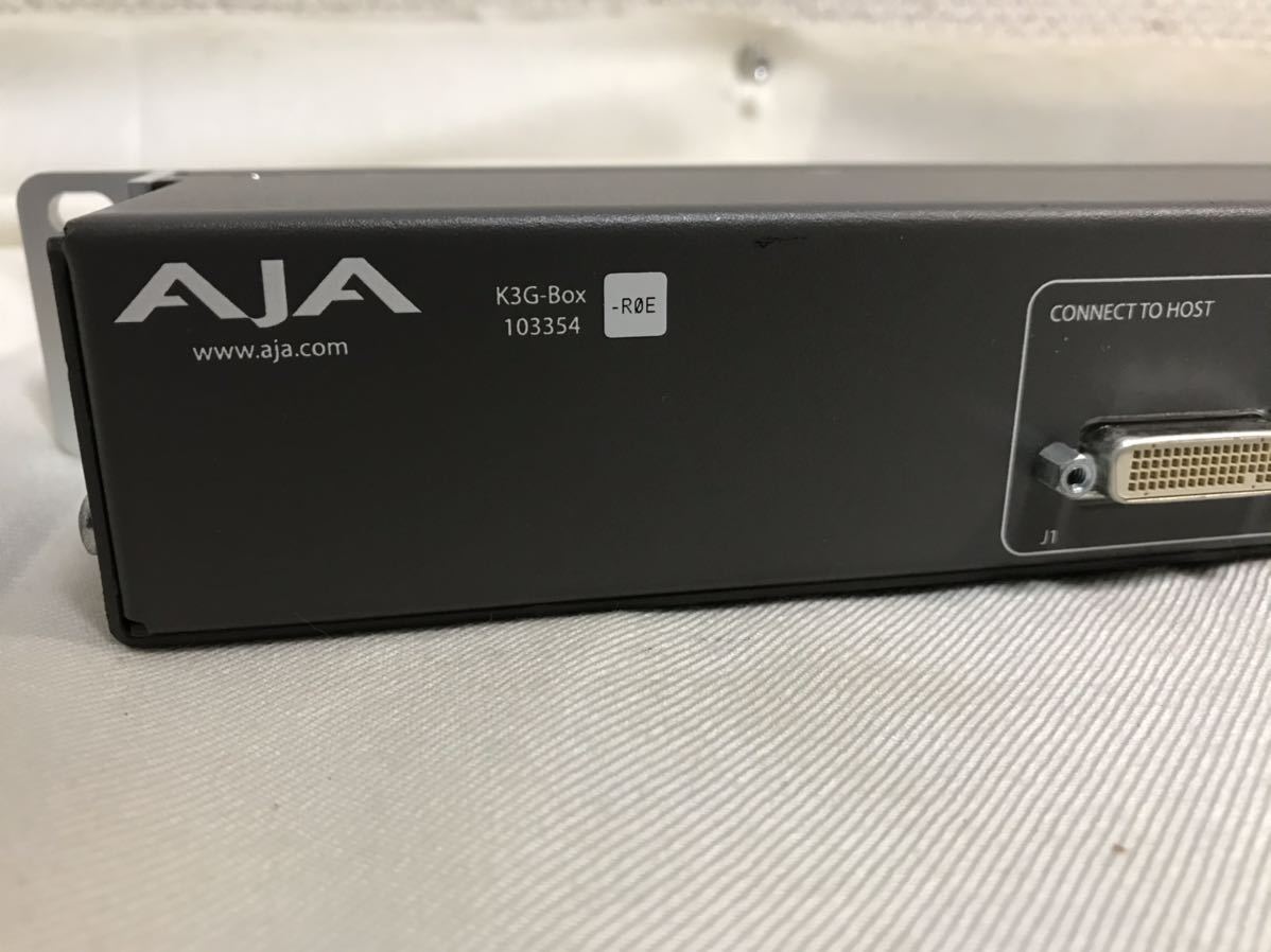 AJA ビデオシステム K3G-Box 本体のみ 動作未確認 ジャンク扱い 1222a1000_画像7