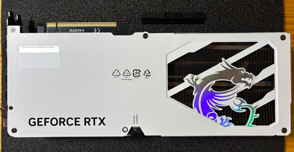 MSI GeForce RTX 5080 16G GAMING TRIO OC WHITE|Yahoo!フリマ MSI GeForce RTX 5080 16G GAMING TRIO OC WHITE|Yahoo!フリマ