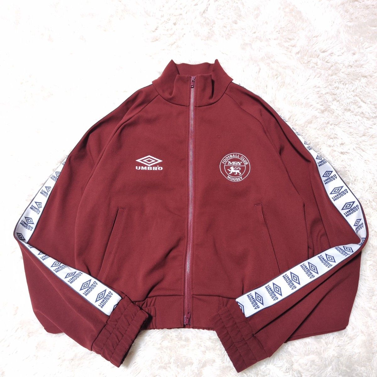 UMBRO×MOUSSY ジャージ トラックジャケット ラインロゴ コラボ UMBRO×MOUSSY ジャージ トラックジャケット ラインロゴ コラボ