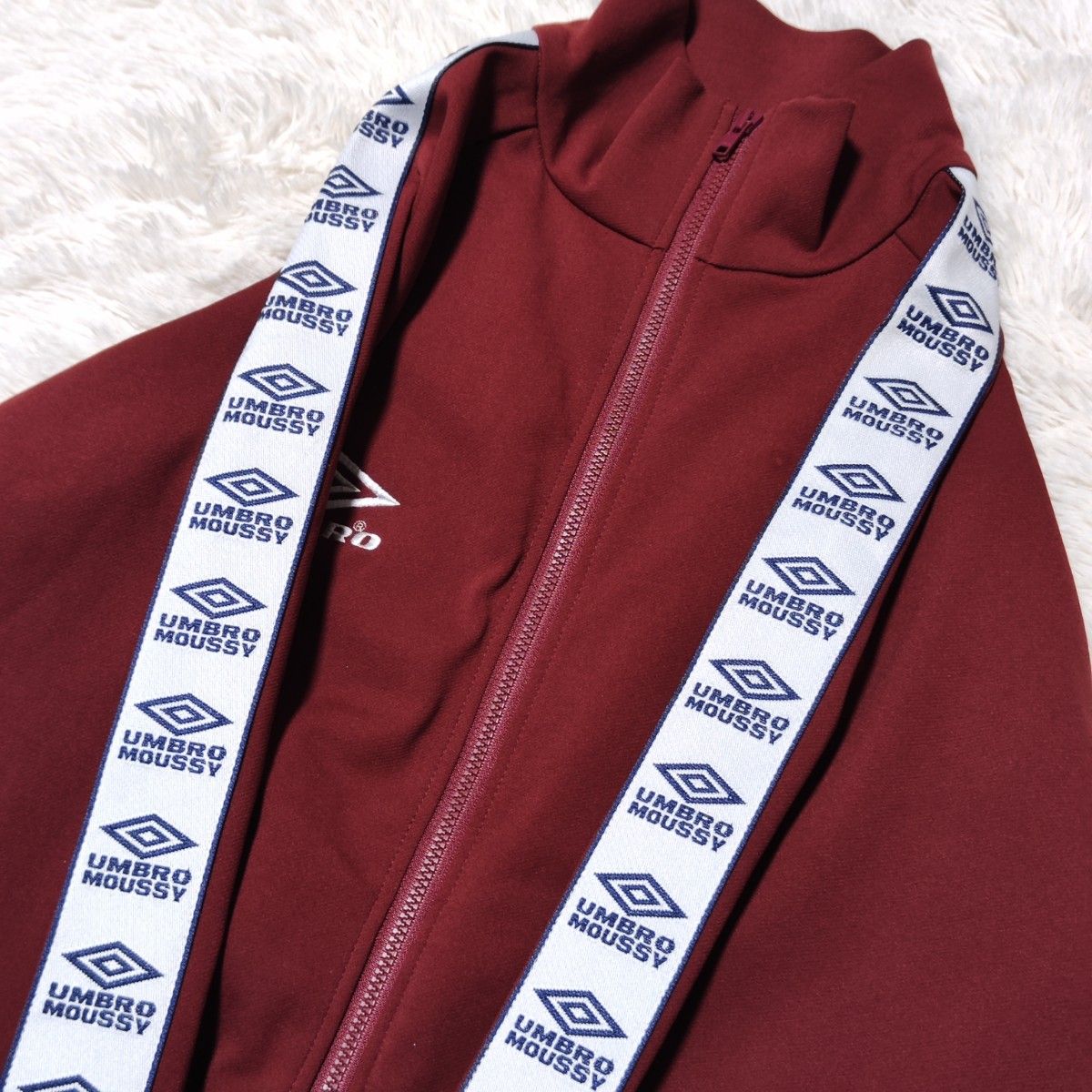 UMBRO×MOUSSY ジャージ トラックジャケット ラインロゴ コラボ UMBRO×MOUSSY ジャージ トラックジャケット ラインロゴ コラボ