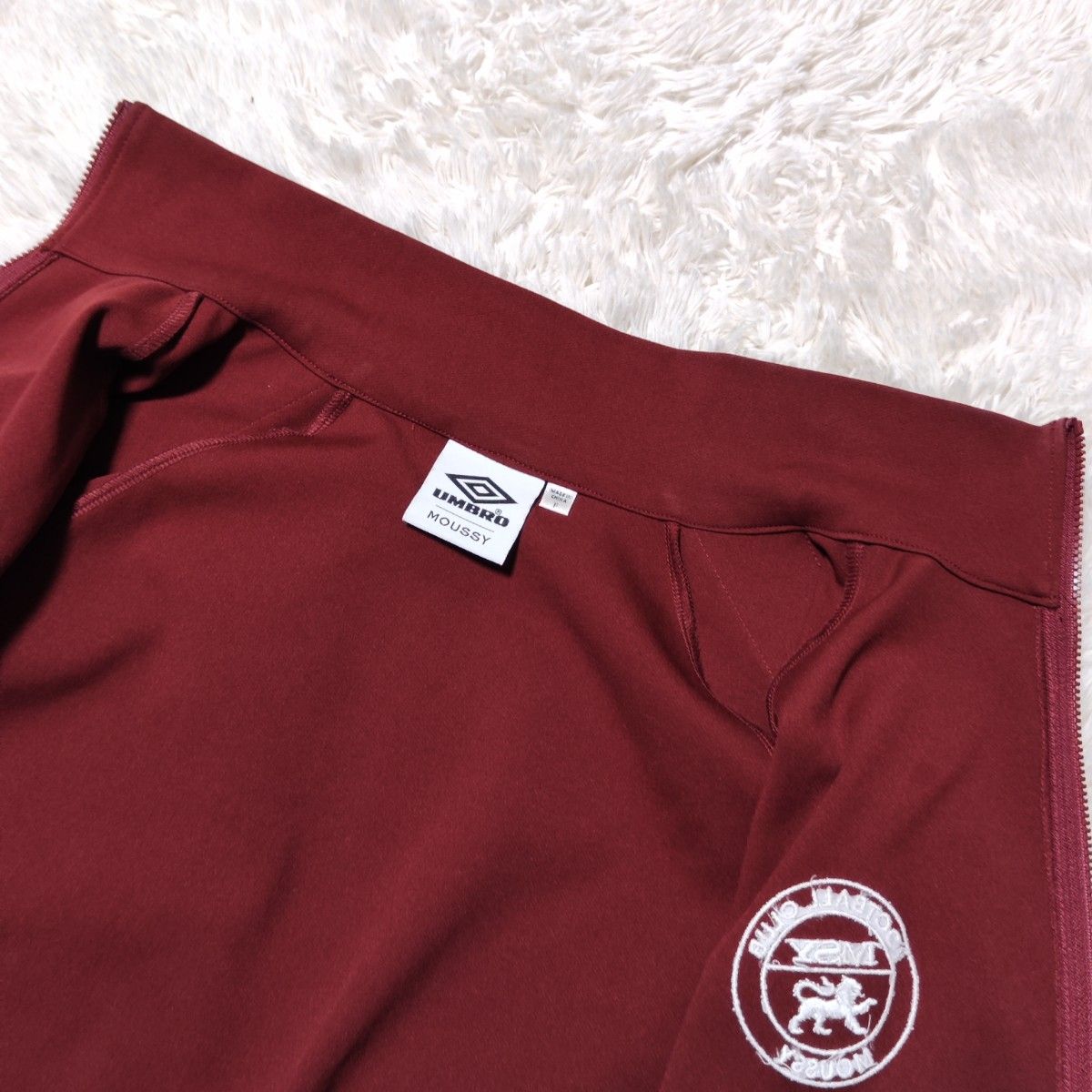 UMBRO×MOUSSY ジャージ トラックジャケット ラインロゴ コラボ UMBRO×MOUSSY ジャージ トラックジャケット ラインロゴ コラボ