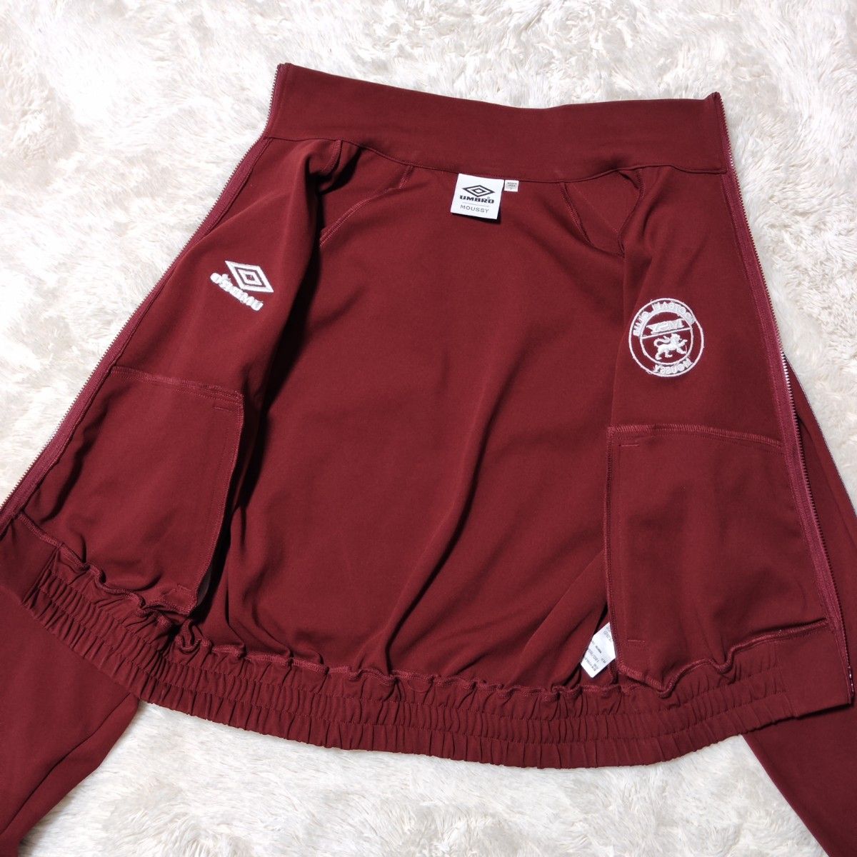 UMBRO×MOUSSY ジャージ トラックジャケット ラインロゴ コラボ UMBRO×MOUSSY ジャージ トラックジャケット ラインロゴ コラボ