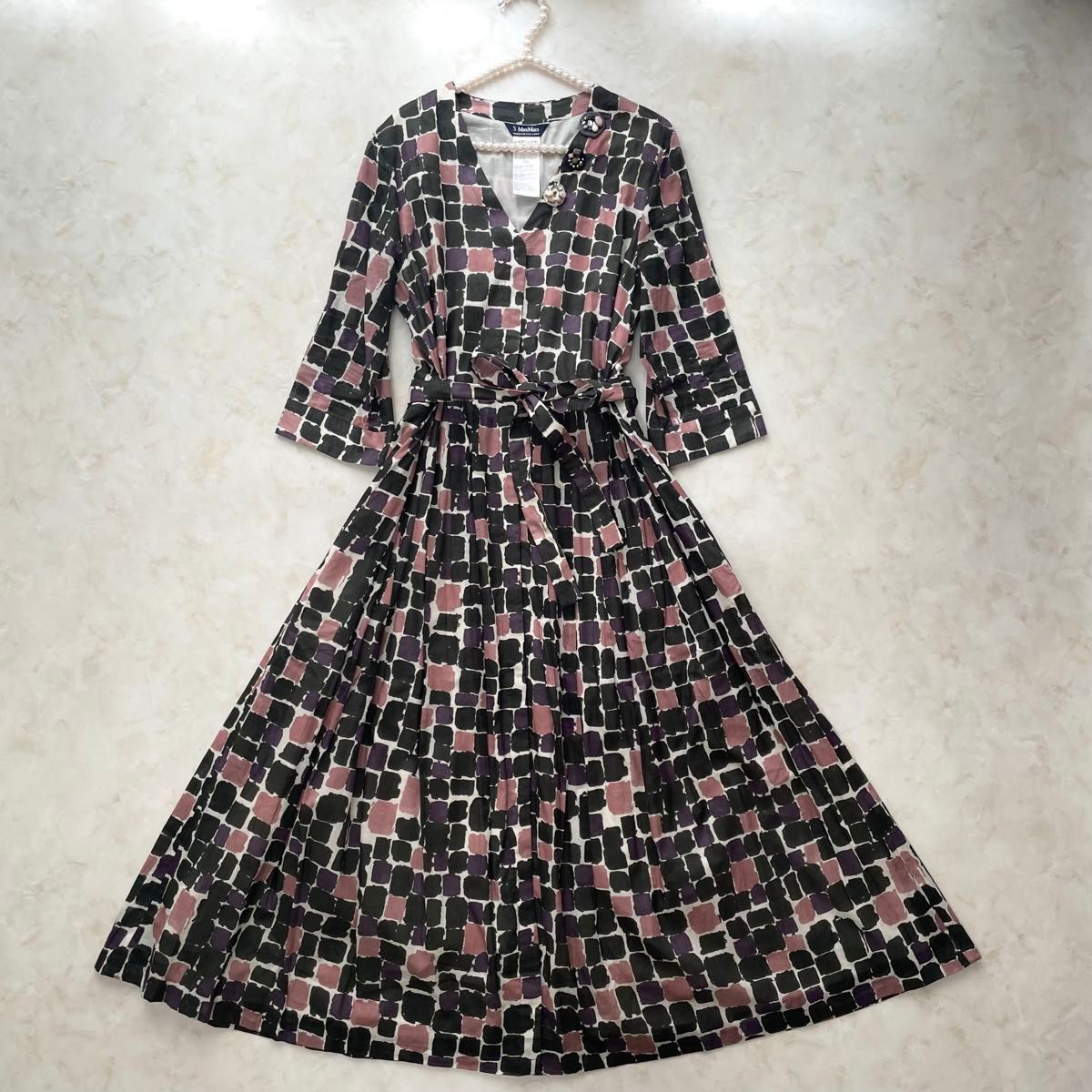 大きいサイズ美品 エスマックスマーラ 'S Max Mara マキシ丈 大きいサイズ美品 エスマックスマーラ 'S Max Mara マキシ丈