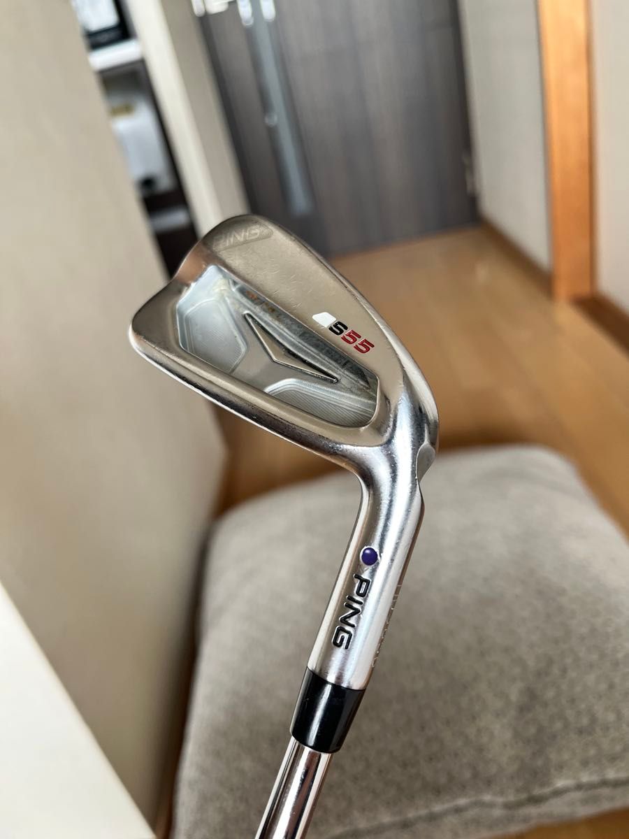 良品 名器PING ピン S55 6番アイアン単品 紫ドット ns950 硬さR 良品 名器PING ピン S55 6番アイアン単品 紫ドット ns950 硬さR