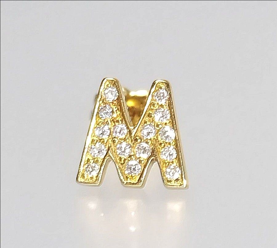 スタージュエリー K18 イニシャル M 片耳 ピアス|Yahoo!フリマ スタージュエリー K18 イニシャル M 片耳 ピアス|Yahoo!フリマ