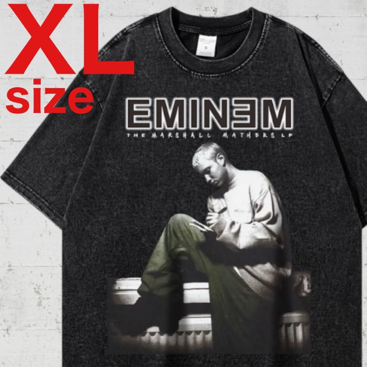 EMINEM エミネム モノクロ RAP ラップ Tシャツ ブラック XL EMINEM エミネム モノクロ RAP ラップ Tシャツ ブラック XL
