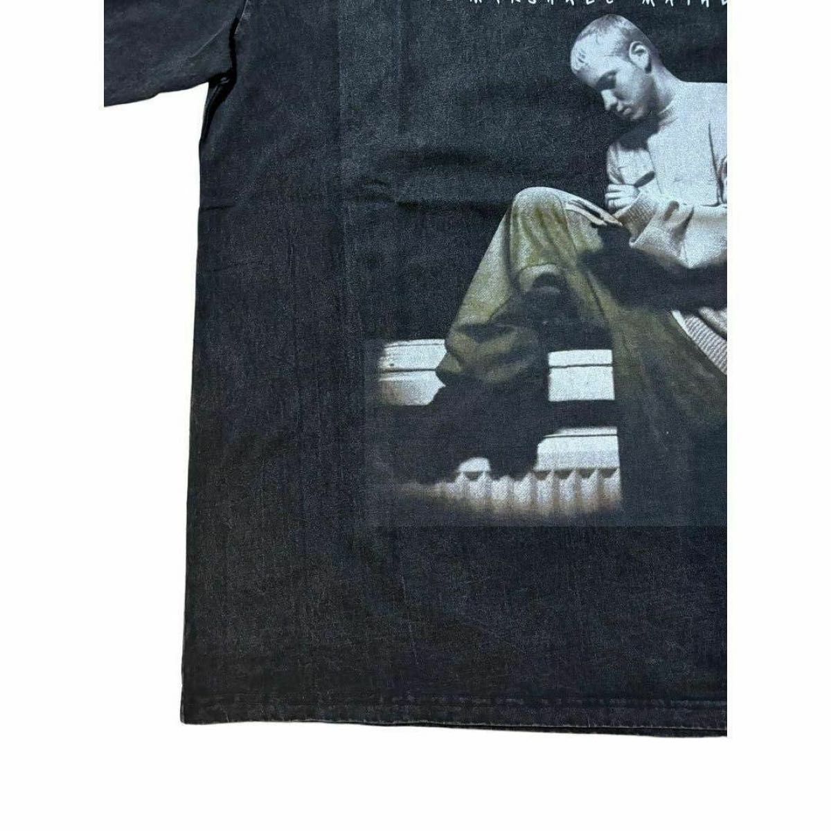 EMINEM エミネム モノクロ RAP ラップ Tシャツ ブラック XL EMINEM エミネム モノクロ RAP ラップ Tシャツ ブラック XL
