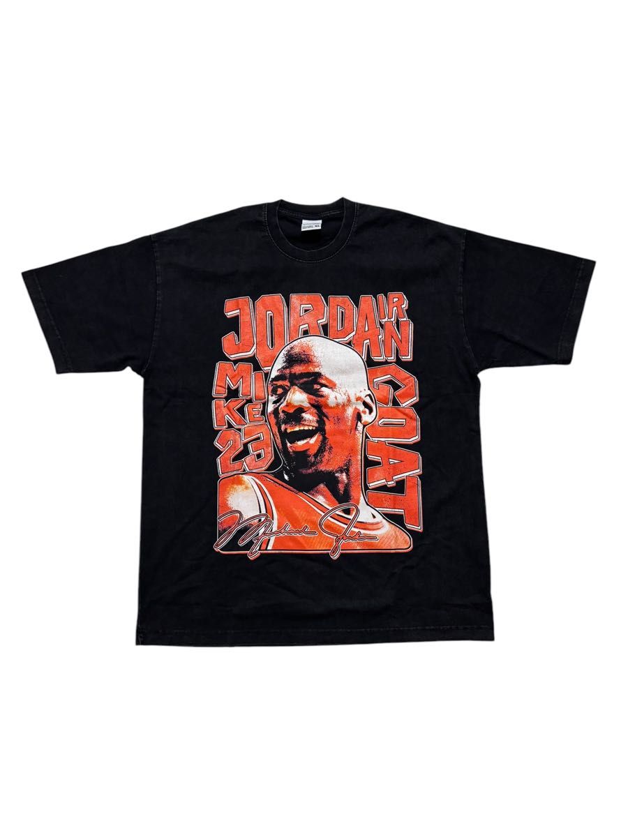ジョーダン Michael Jordan プリントTシャツ ブラック XLサイズ ジョーダン Michael Jordan プリントTシャツ ブラック XLサイズ